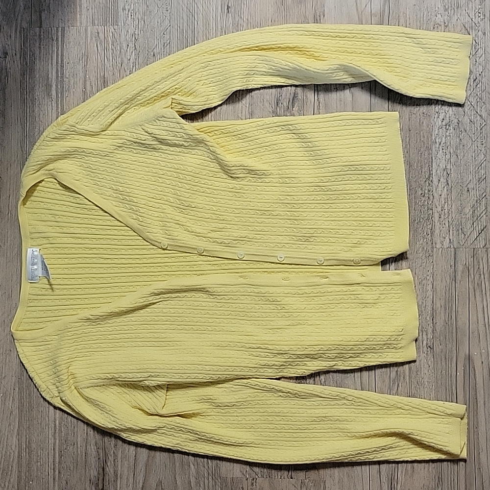 Vintage yellow cardigan